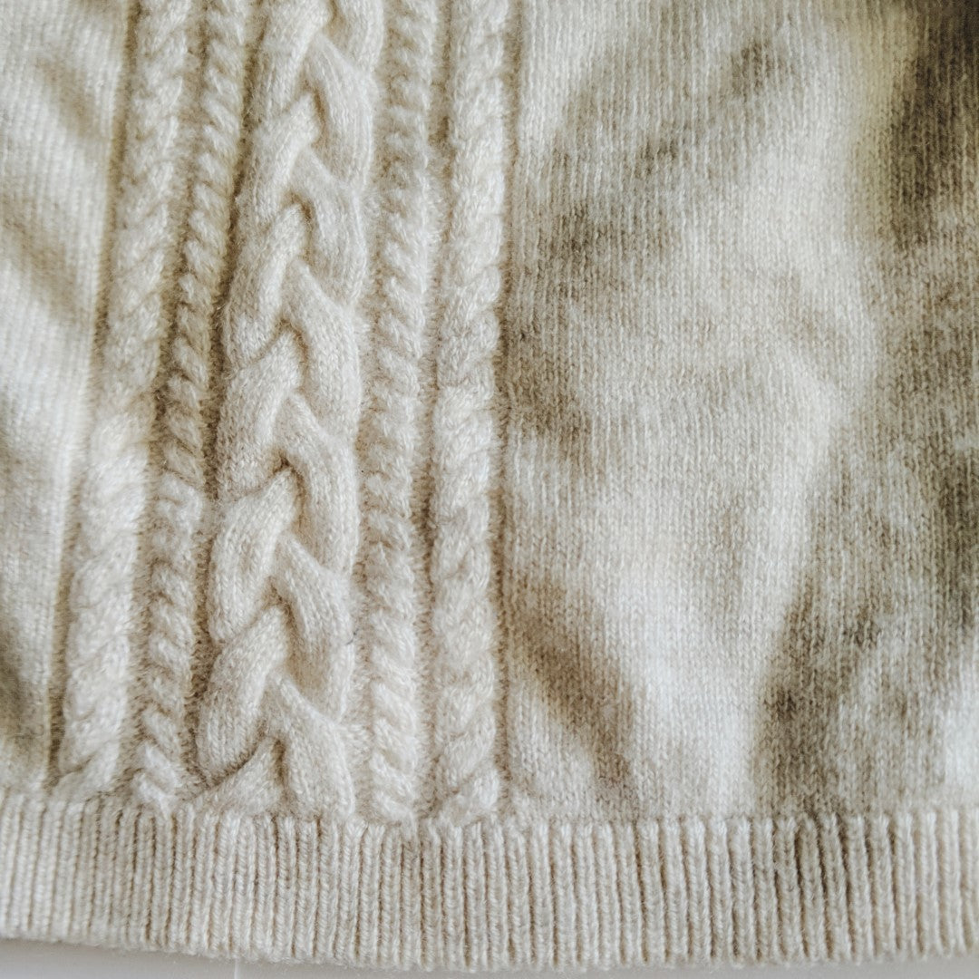 Cream woolen knit jumper - size 000