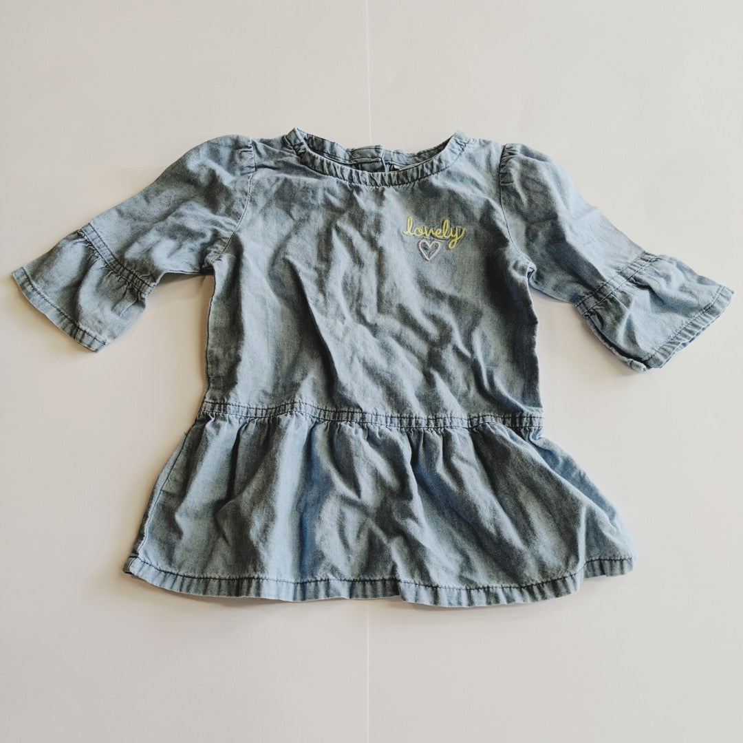 Denim dress - size 0