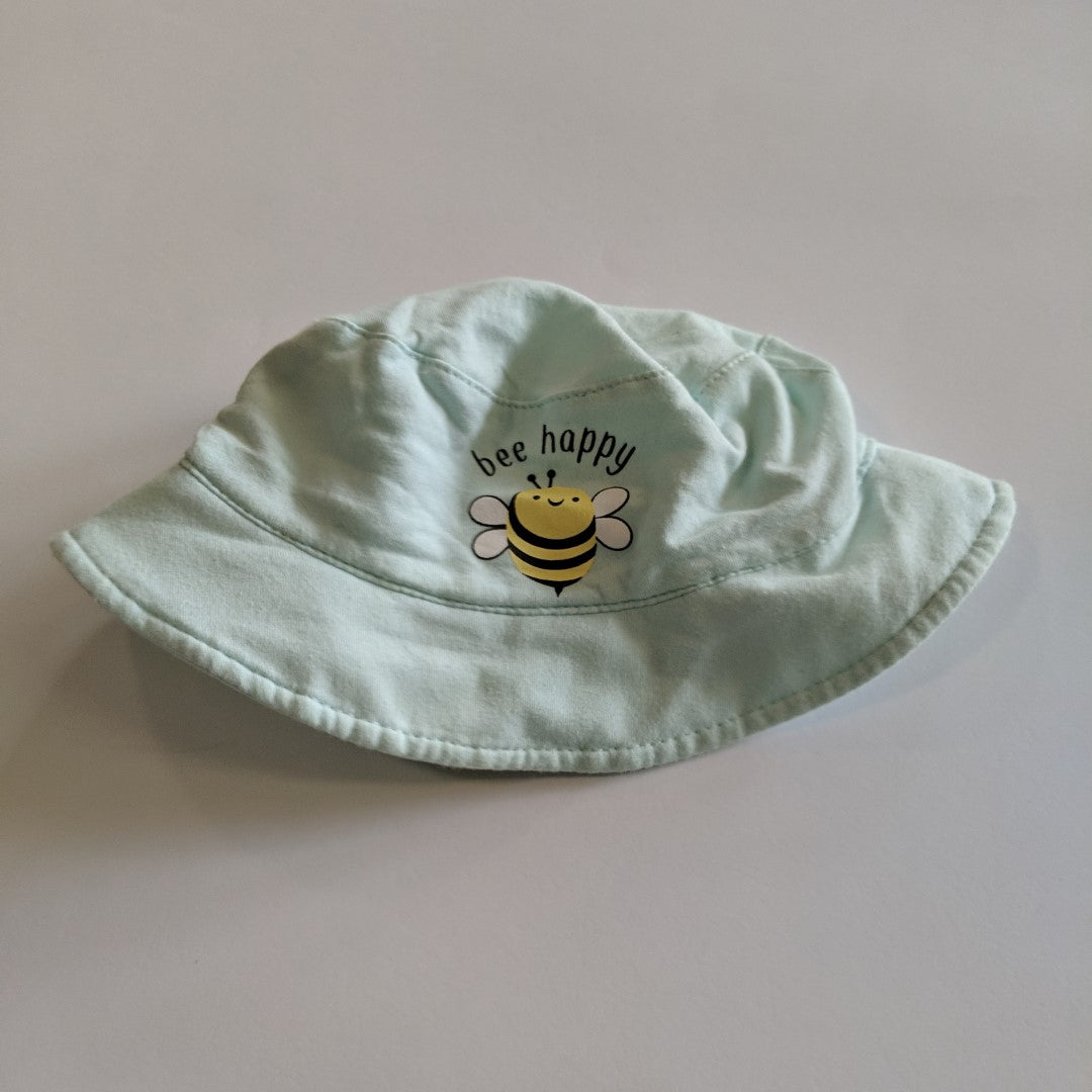 Bee happy bee hat reversible - size 0