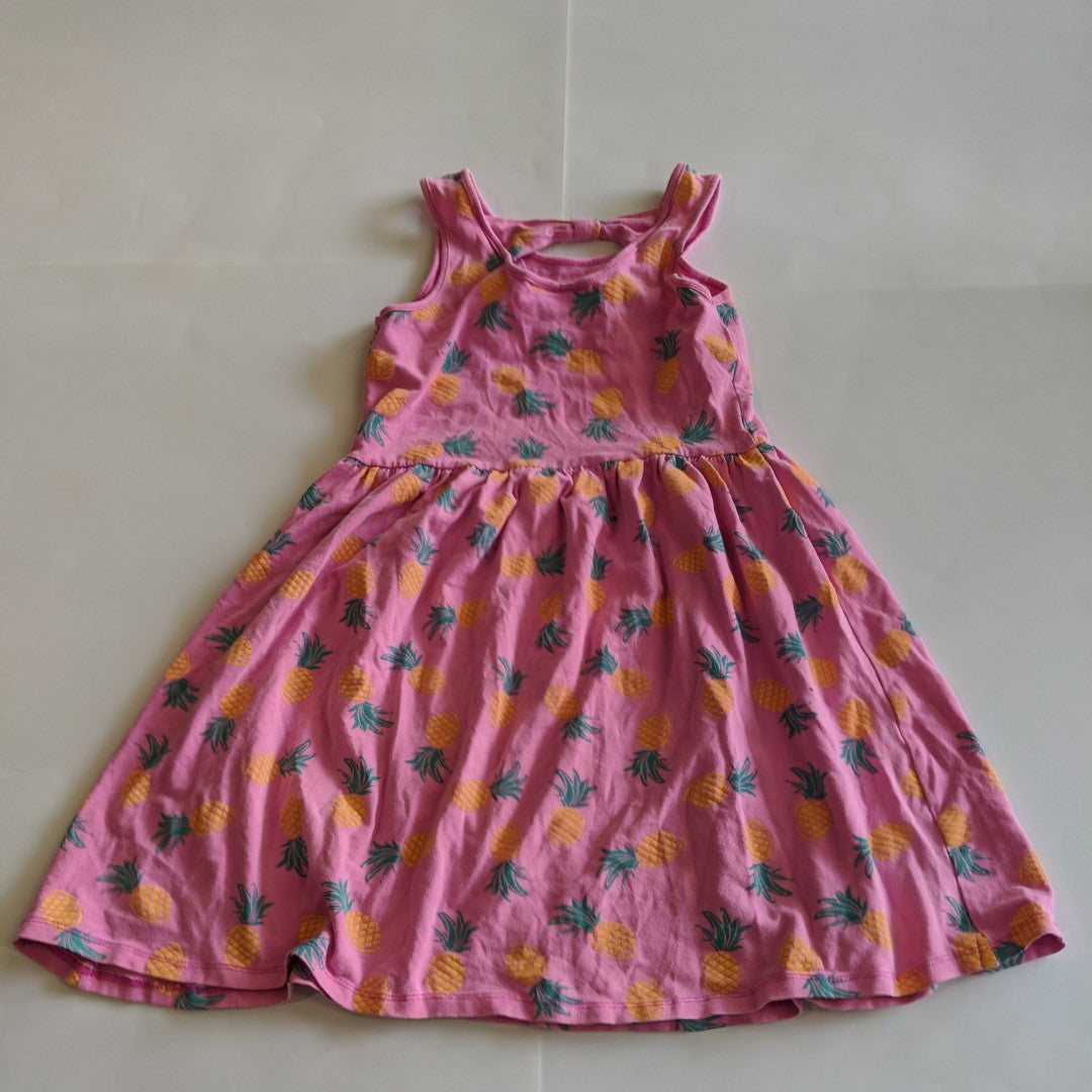 Bright pink pineapple dress - size 10