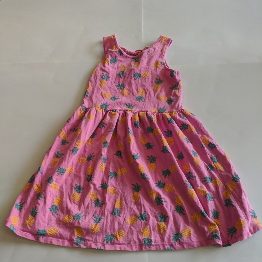 Bright pink pineapple dress - size 10