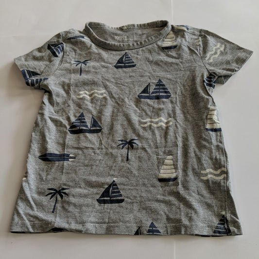 Grey boat T-shirt - size 5
