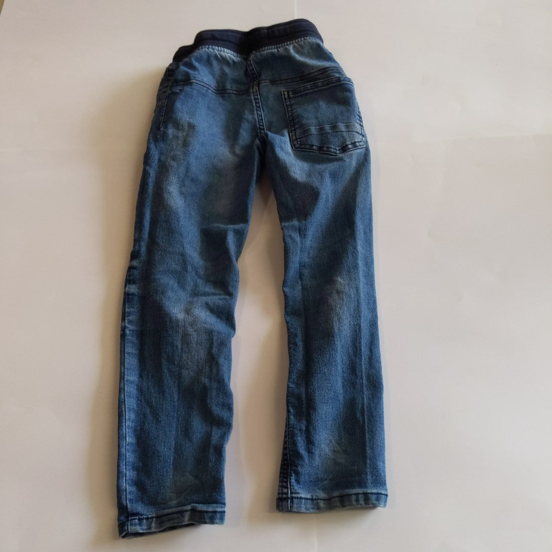 Jeans with elastic waist - size 7