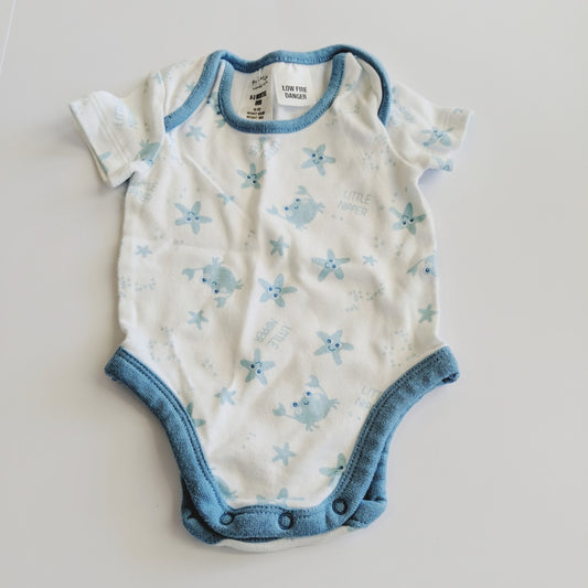 Little nipper blue crab bodysuit - size 000