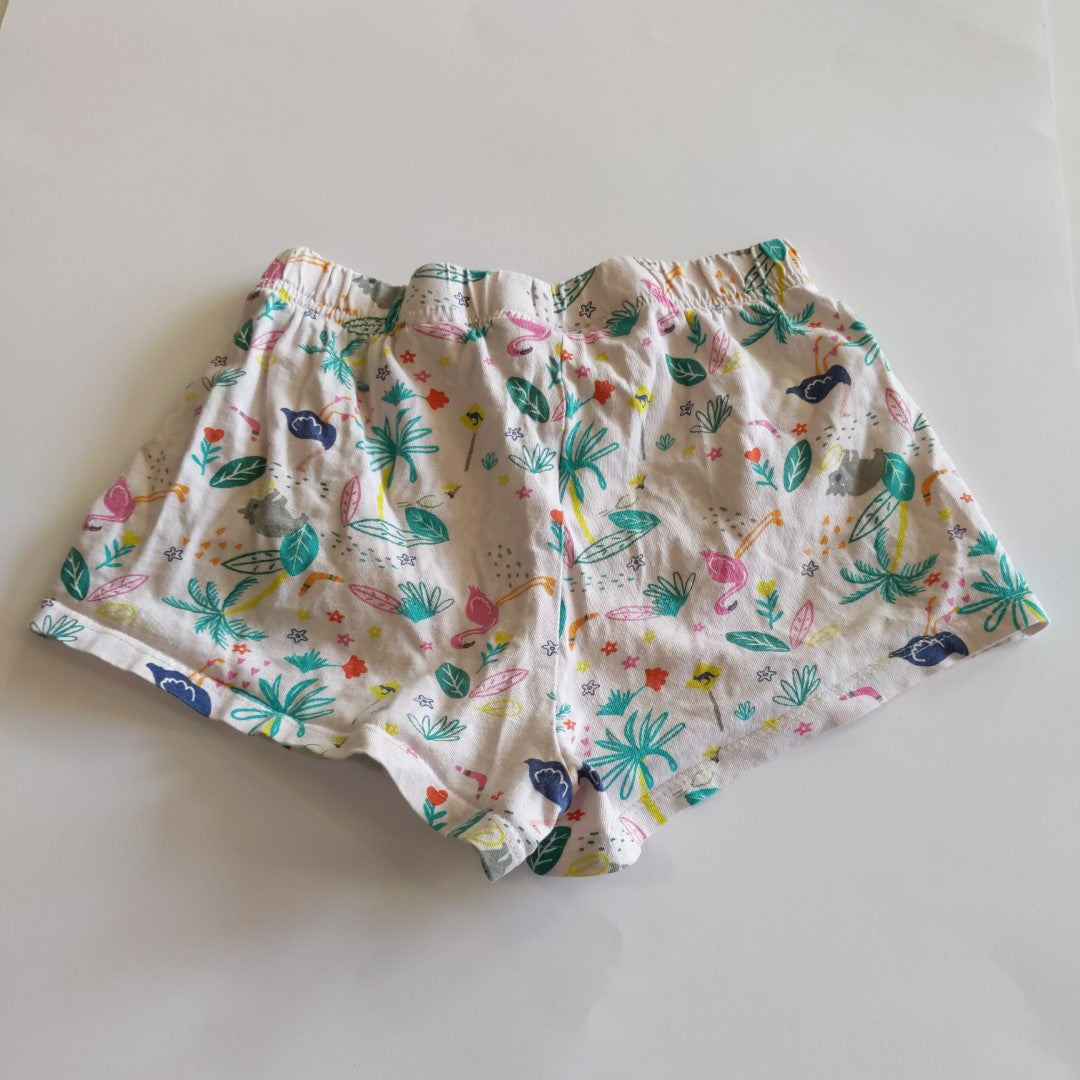 Pink Aussie animal comfy/pyjama shorts - size 6