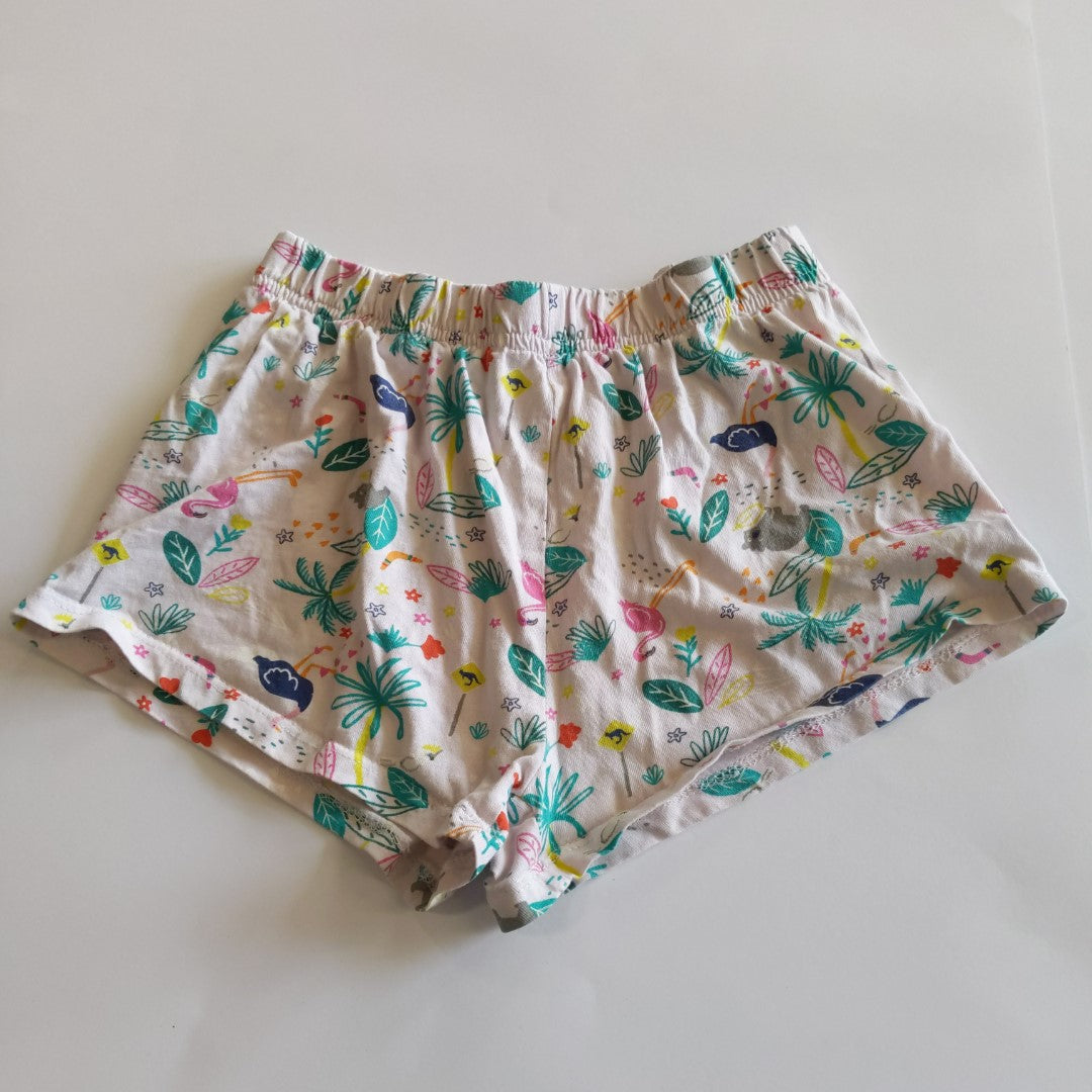 Pink Aussie animal comfy/pyjama shorts - size 6