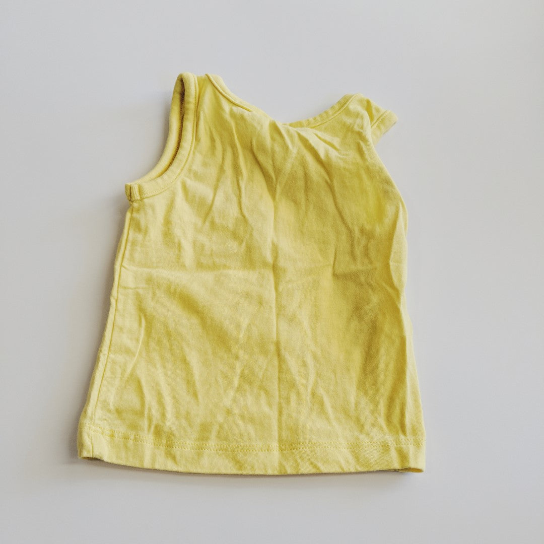 Yellow singlet top - size 000