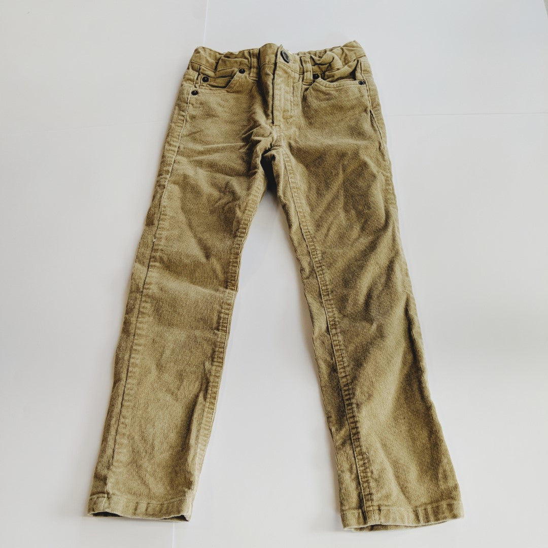Brown corduroy pants - size 6