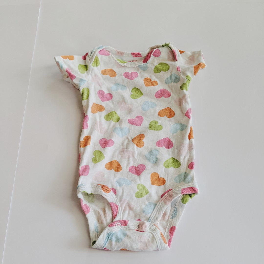 Colourful heart bodysuit - size 00