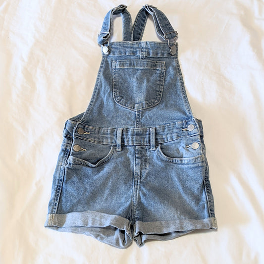Denim overall shorts - size 5