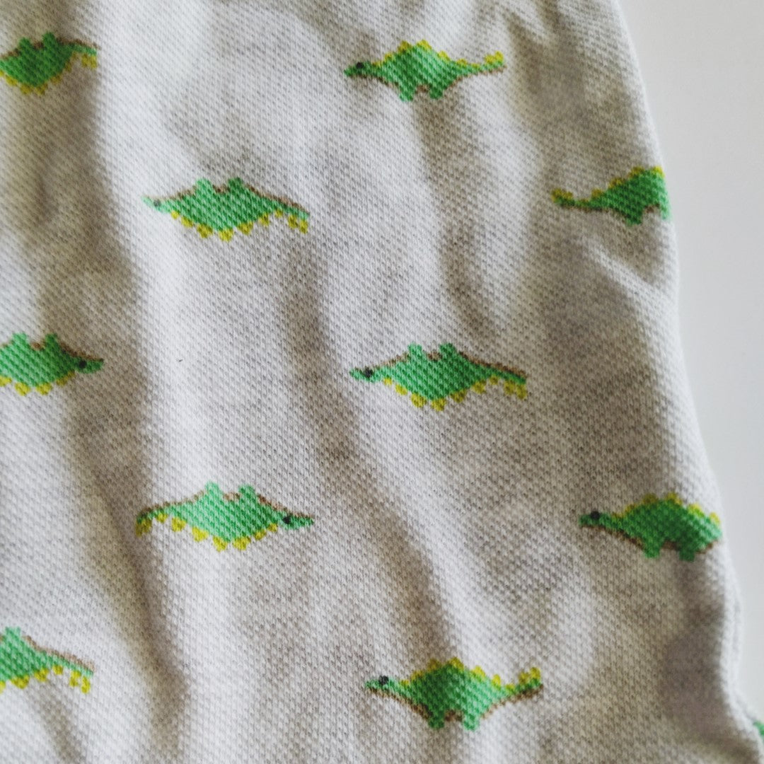 Dinosaur polo shirt romper - size 1