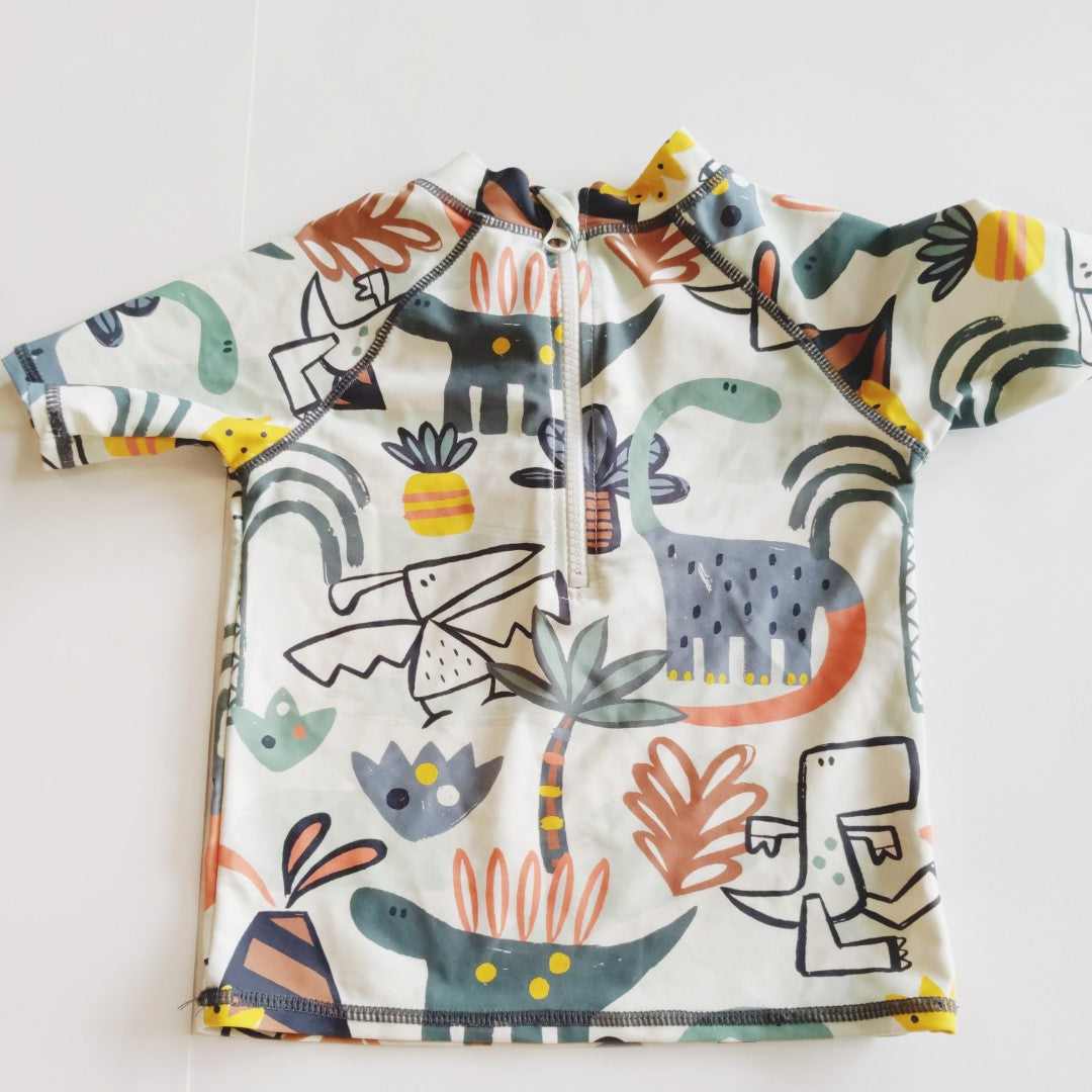 Dinosaur rash shirt - size 3