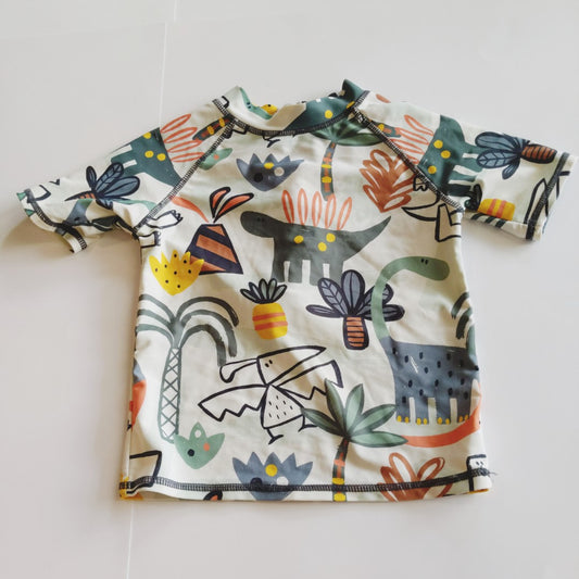 Dinosaur rash shirt - size 3