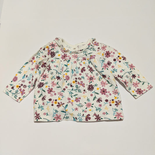 Flowery shirt/dress - size 0