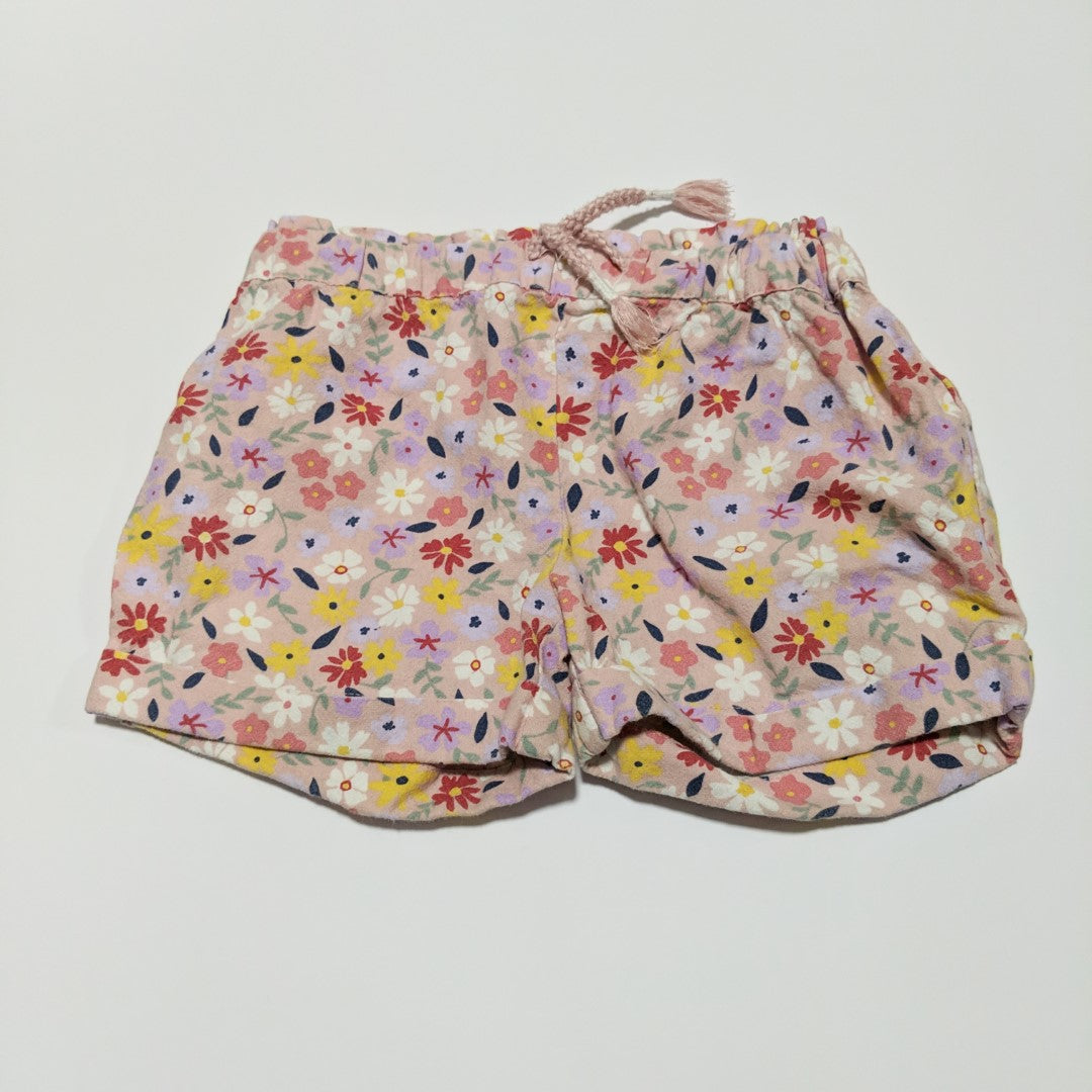 Flowery shorts - size 3