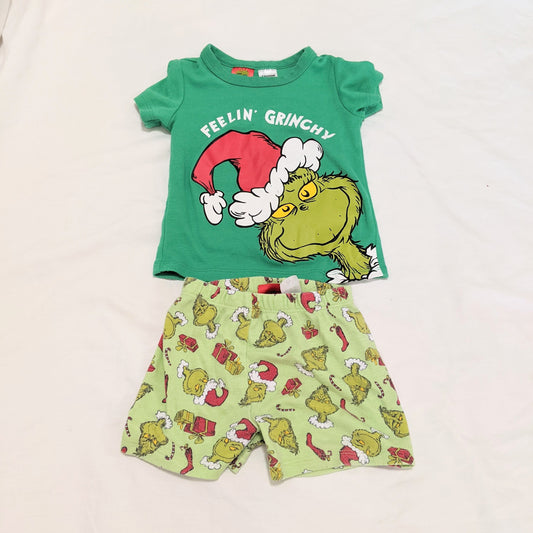 Grinch Christmas summer pyjamas - size 1