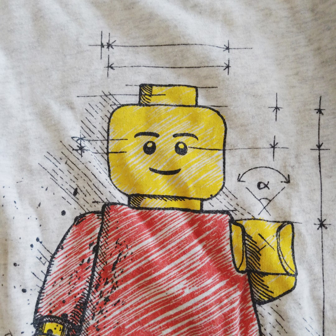 Lego man long sleeved T-shirt - size 6