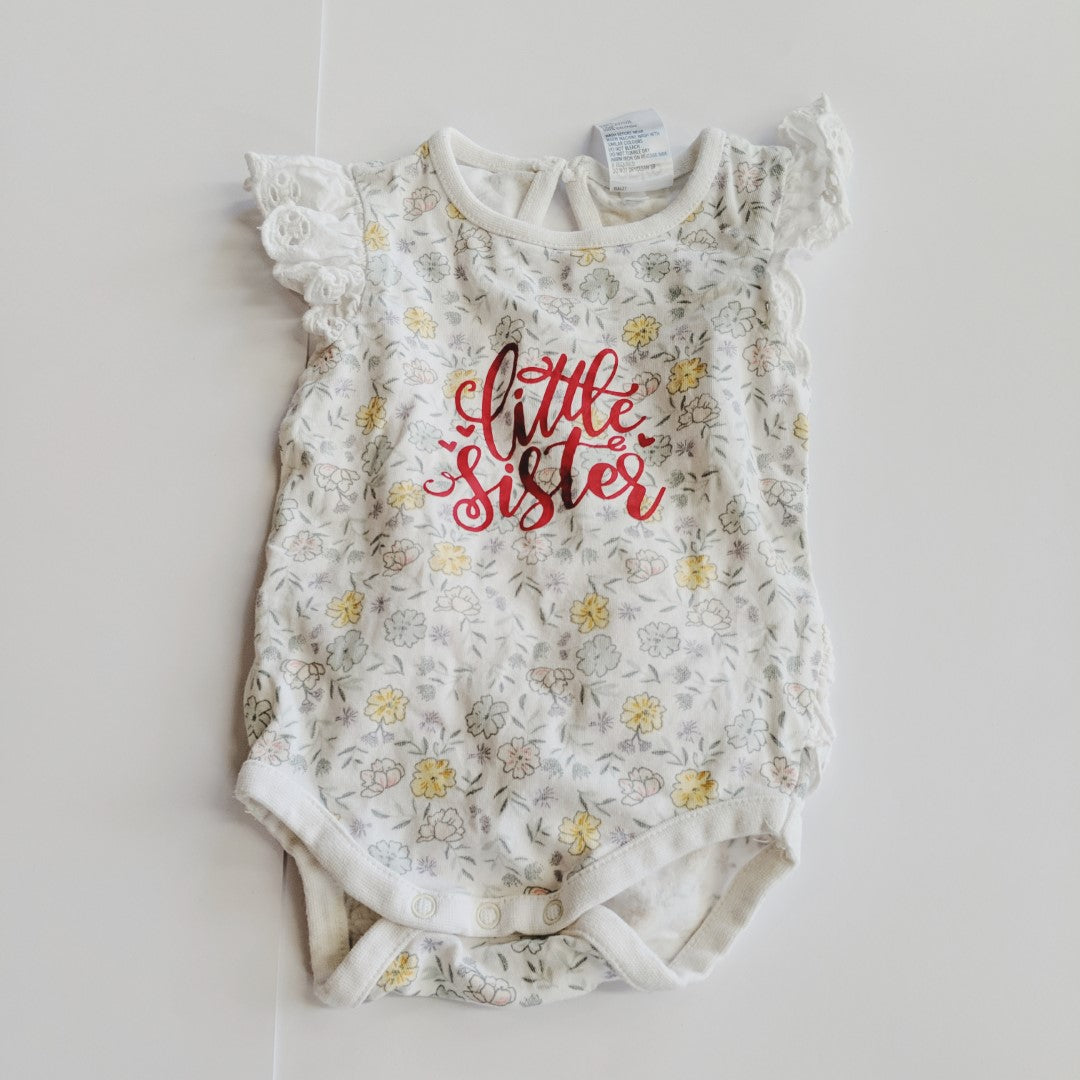 Little sister ruffle bodysuit - size 000