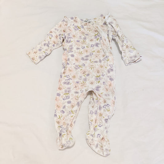 Minihaha floral lacey onesie - size 00