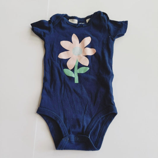 Navy blue flower bodysuit - size 0