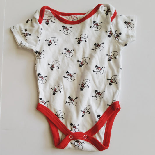 Snowman bodysuit - size 0