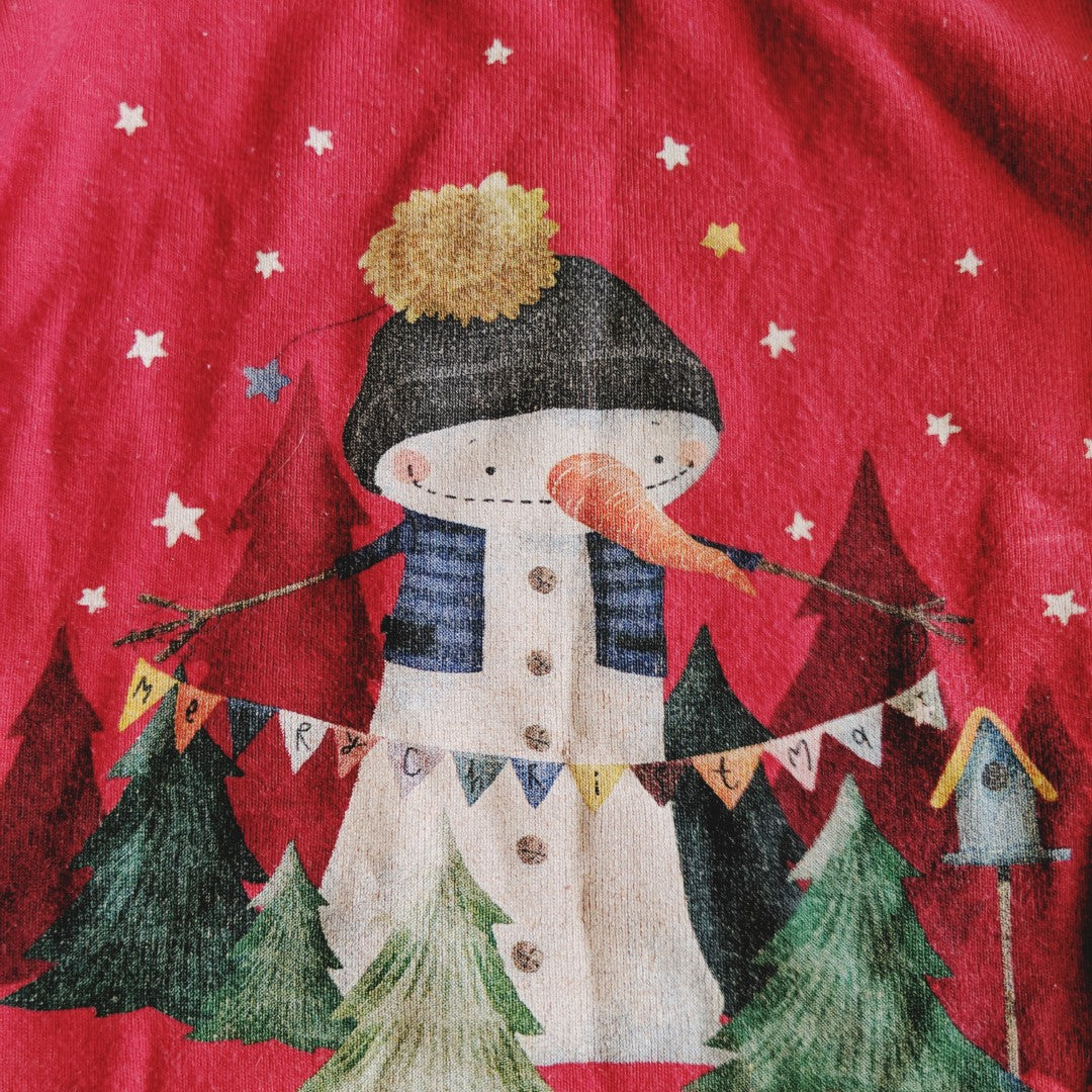 Snowman Christmas shirt - size 2