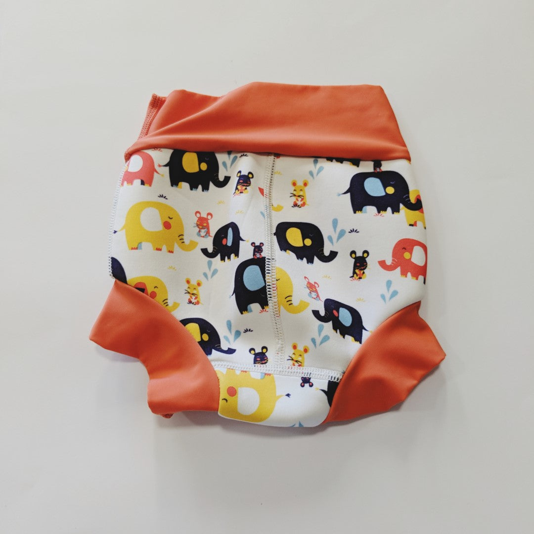 Splash about elephant print swim nappy size Large - size 0