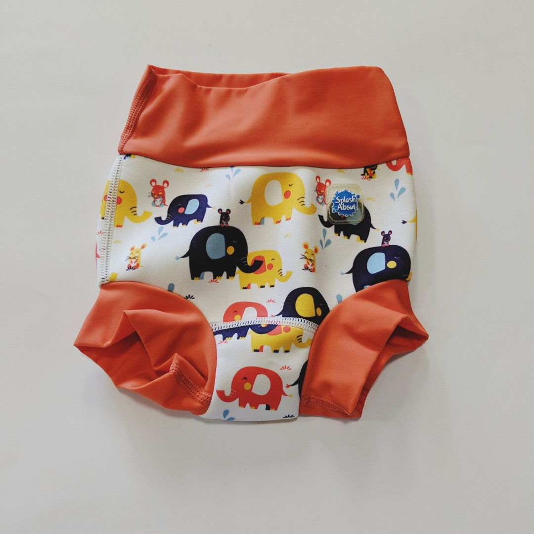 Splash about elephant print swim nappy size Large - size 0