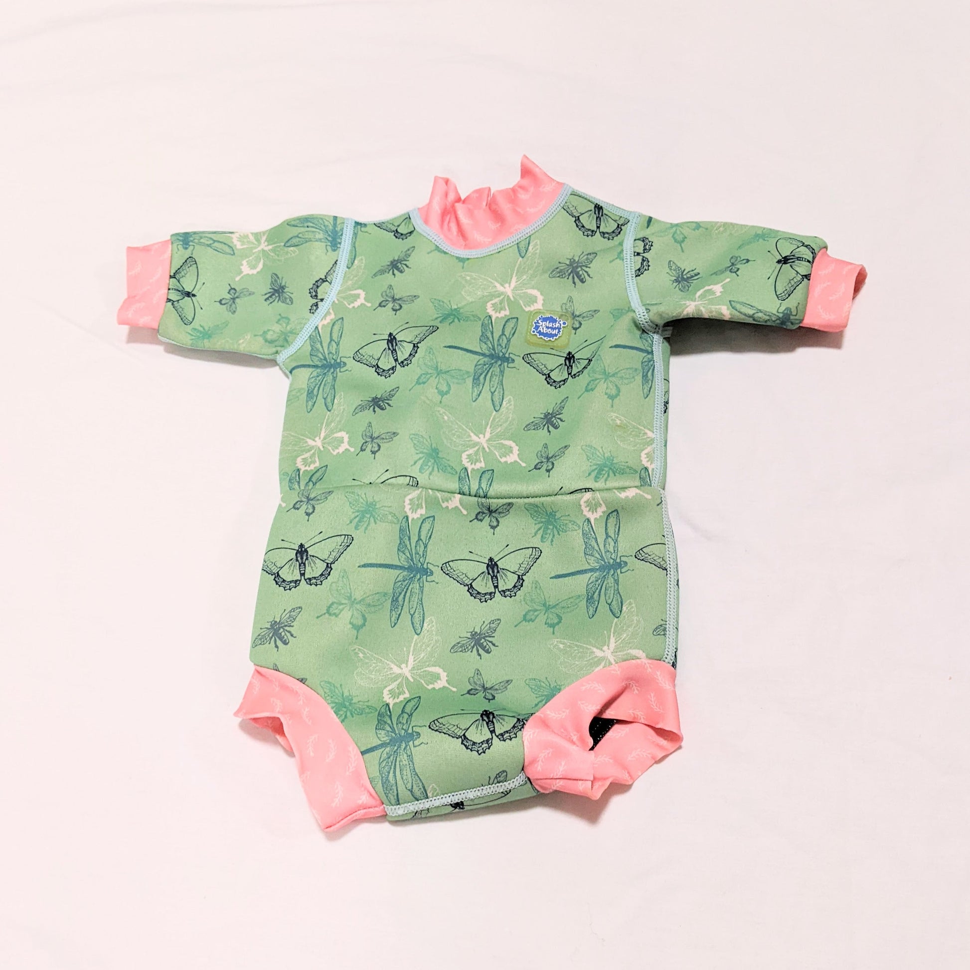 Splash About Happy Nappy wetsuit size medium butterfly print - size 00
