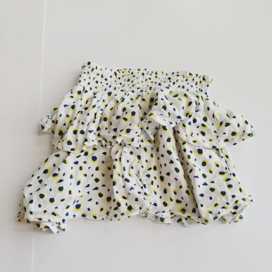 Spotty double ruffle skirt - size 5