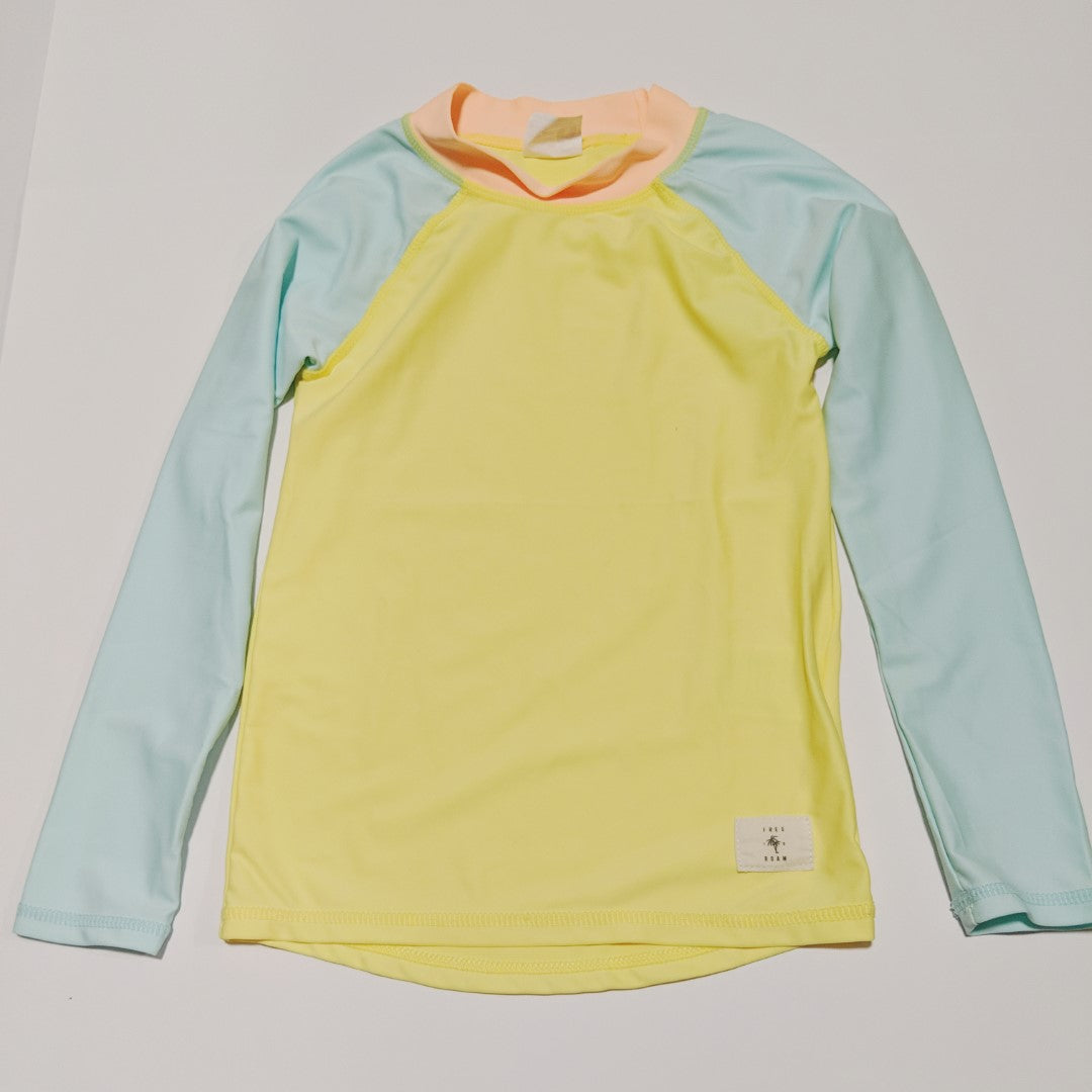 Yellow rash shirt - size 6