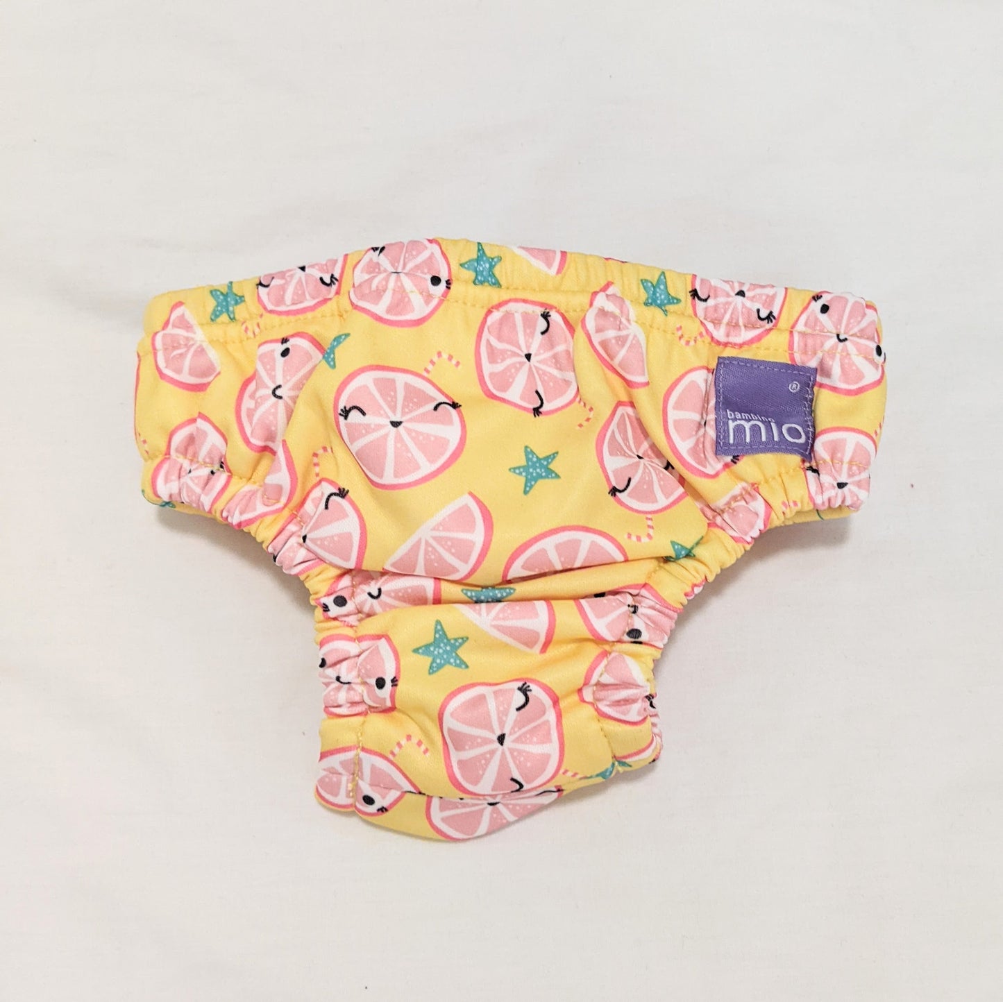 Yellow swim nappy - size 0